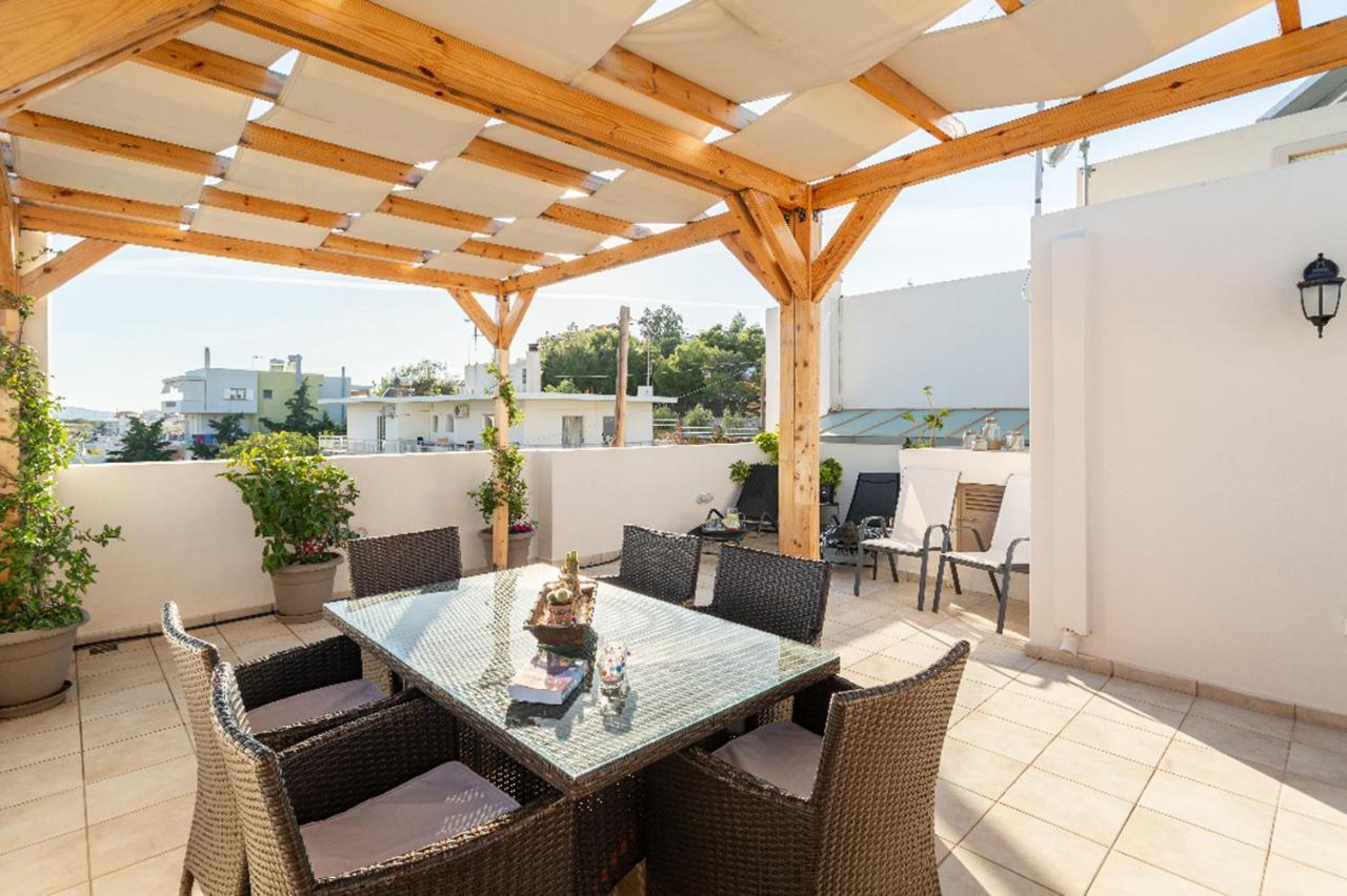 Milo Luxury House -Free Airport Pick Up-10Min Drive Villa Markópoulon Eksteriør bilde