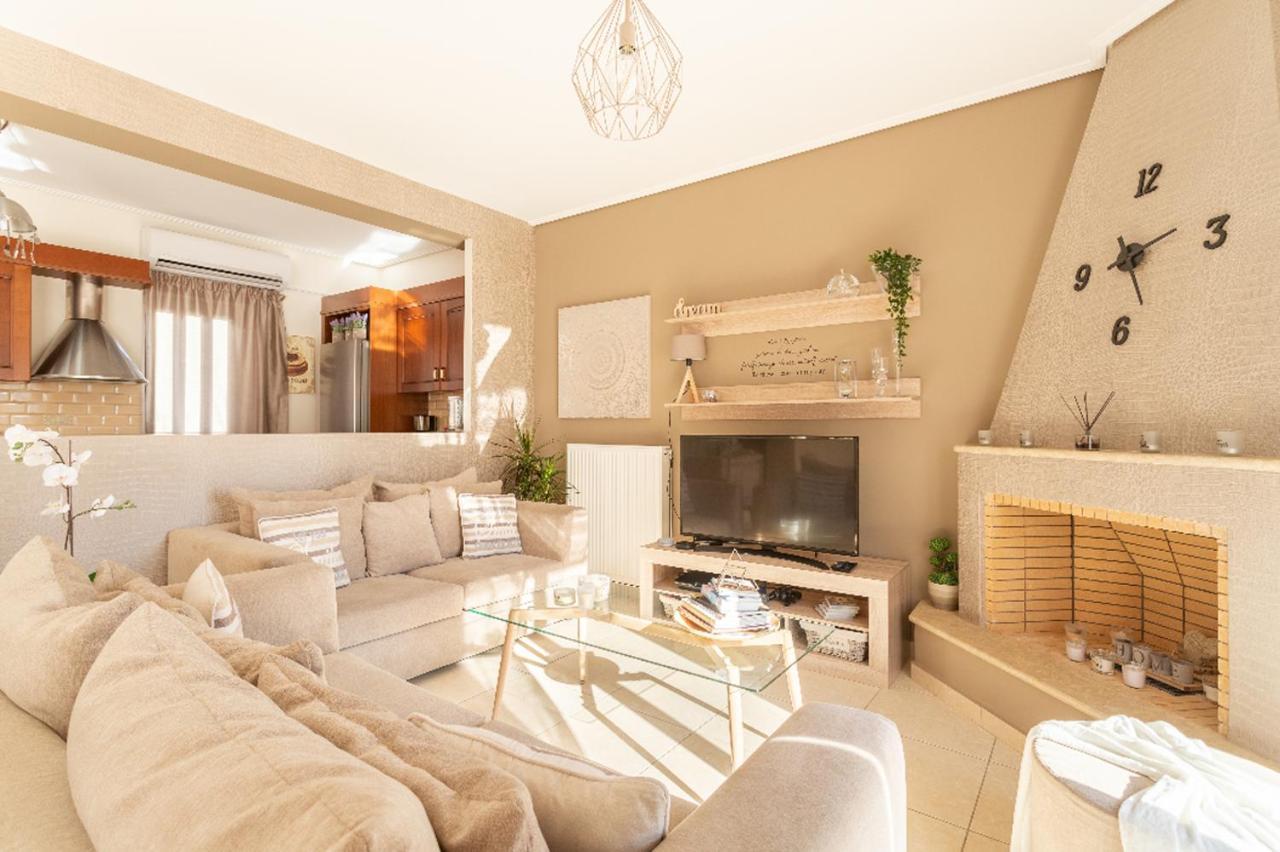 Milo Luxury House -Free Airport Pick Up-10Min Drive Villa Markópoulon Eksteriør bilde