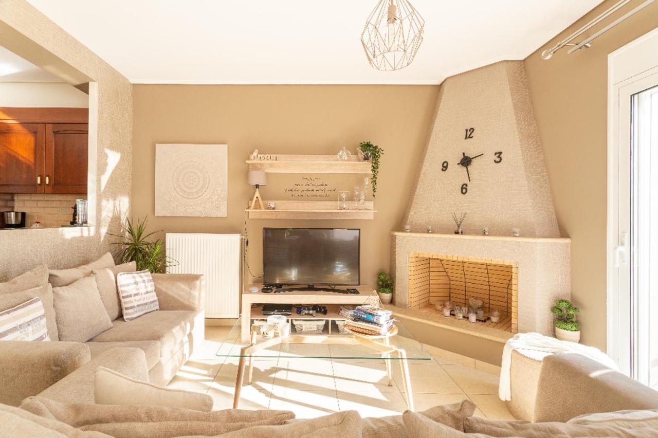 Milo Luxury House -Free Airport Pick Up-10Min Drive Villa Markópoulon Eksteriør bilde